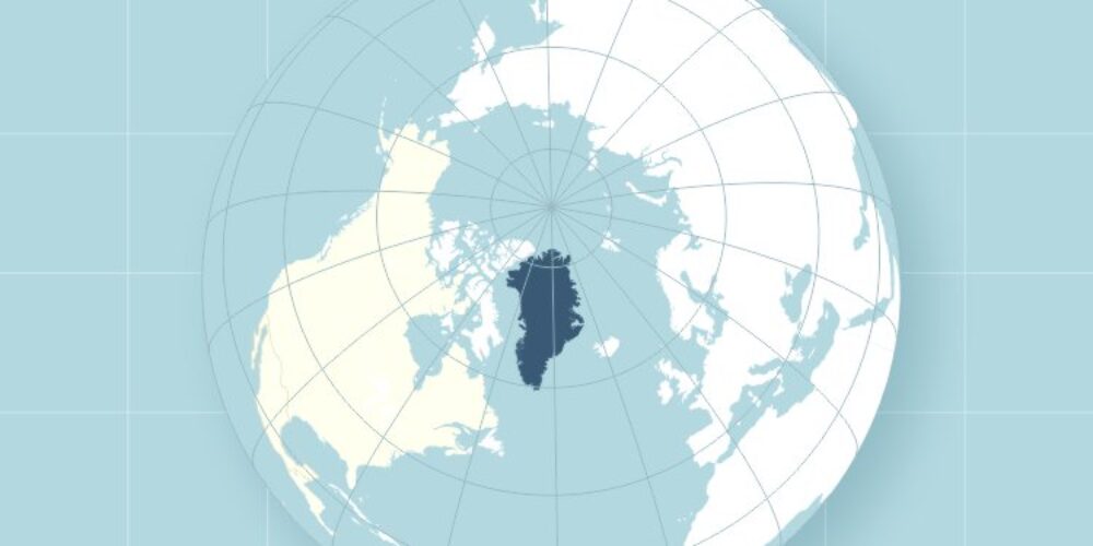 Groenlândia Mapa Ártico