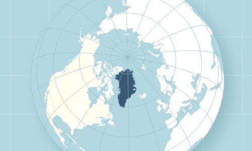 Groenlândia Mapa Ártico